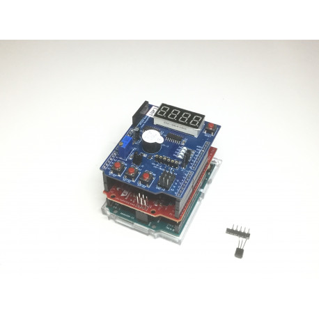 Arduino Uno (Rev 3) + EasyCAT + Multifunction Shield + sensore di temperatura
